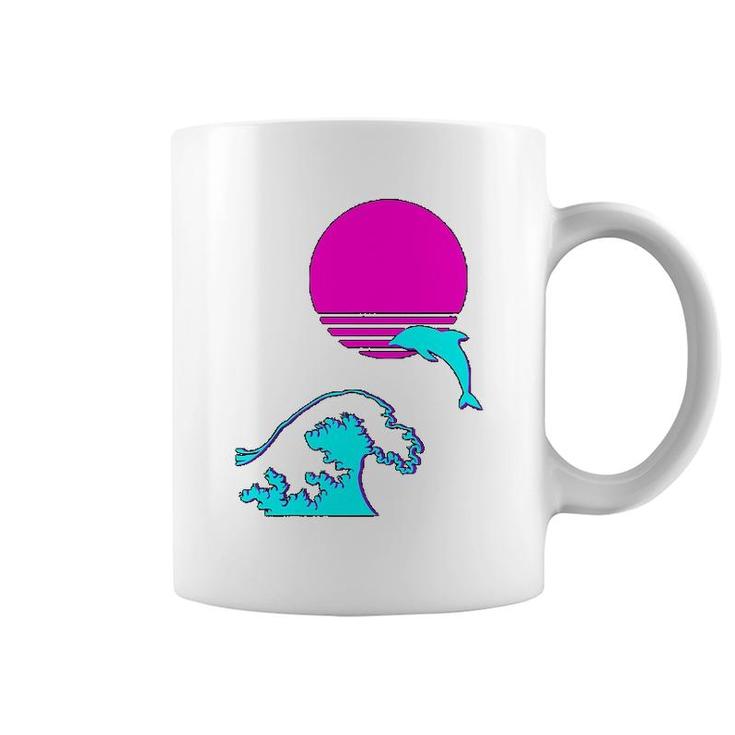 Dolphin Retro 90s Coffee Mug