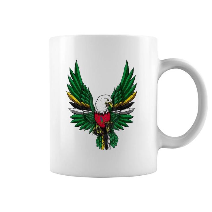 Dominica Flag  Dominican Flag Eagle Coffee Mug
