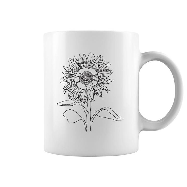 Drawing Of Flower Artist Tee Womans Top Nature Coffee Mug