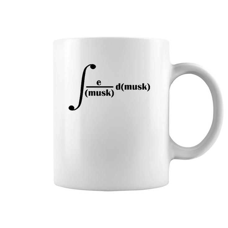 E Ln Natural Logarithm Musk Math Teacher Coffee Mug