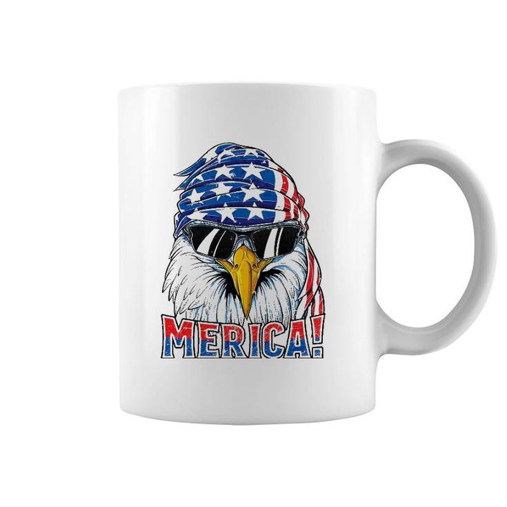 Eagle Merica 4Th Of July Merica Men Boys American Coffee Mug