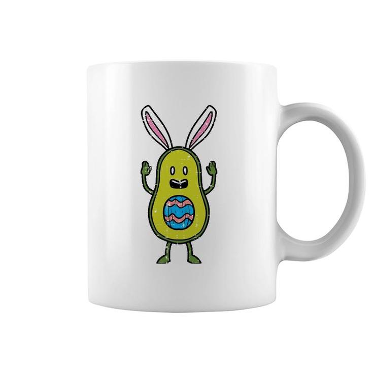 Easter Avocado Bunny Egg Funny Fruit Vegan Men Women Kids Coffee Mug