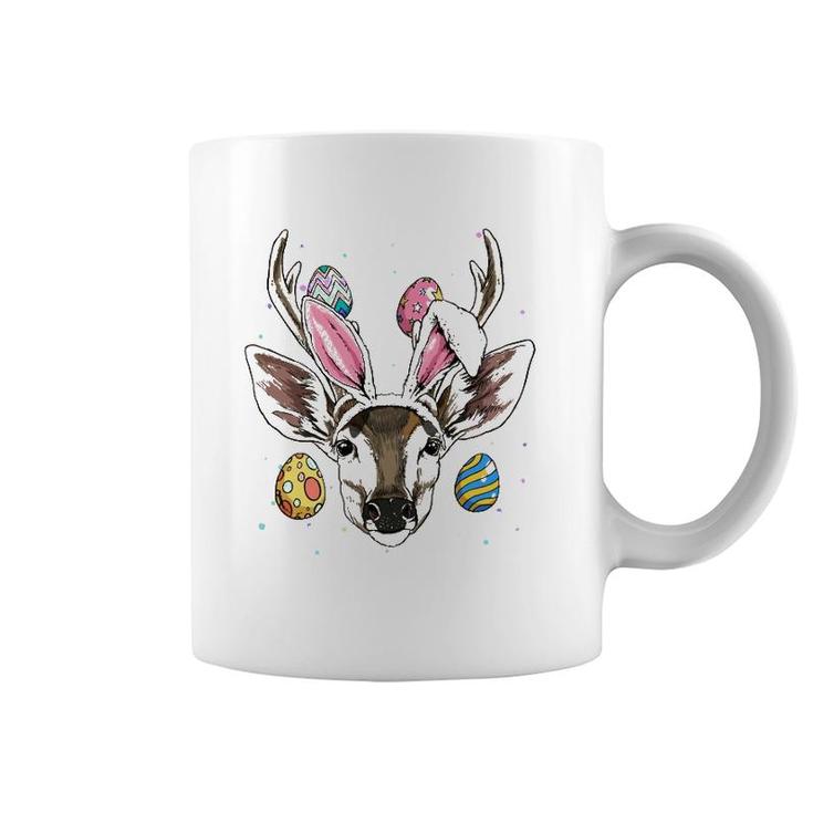 Easter Bunny Deer Funny Easter Deer Gifts Coffee Mug Easter Bunny Deer Funny Easter Deer Gifts Coffee Mug