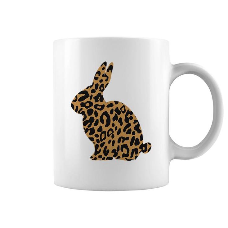 Easter Leopard Funny Rabbit Coffee Mug