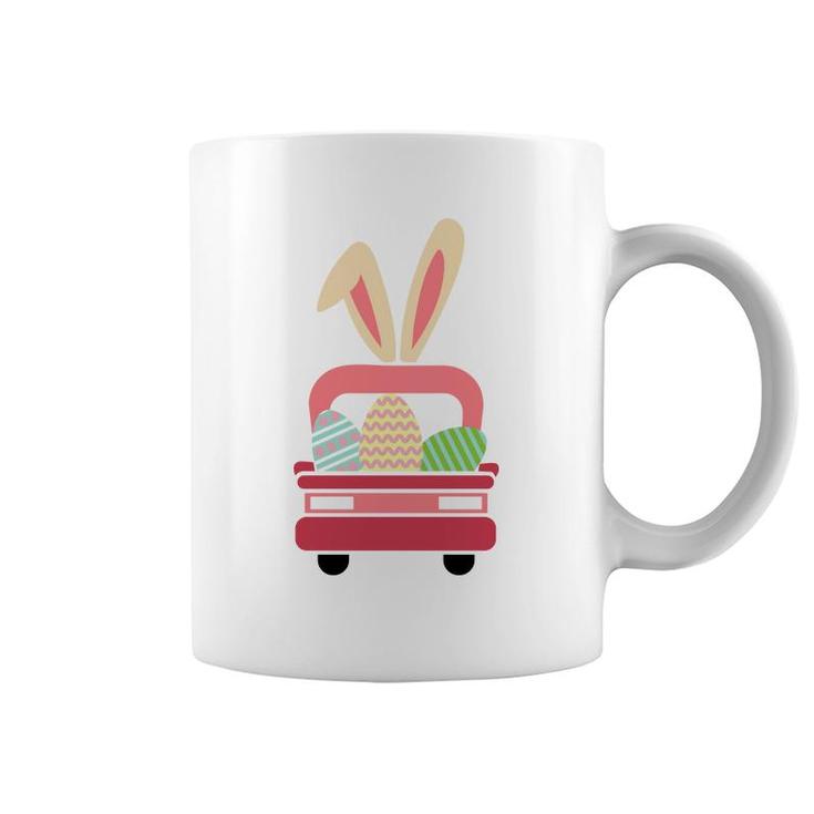 Easter Truck With Eggs Funny Coffee Mug