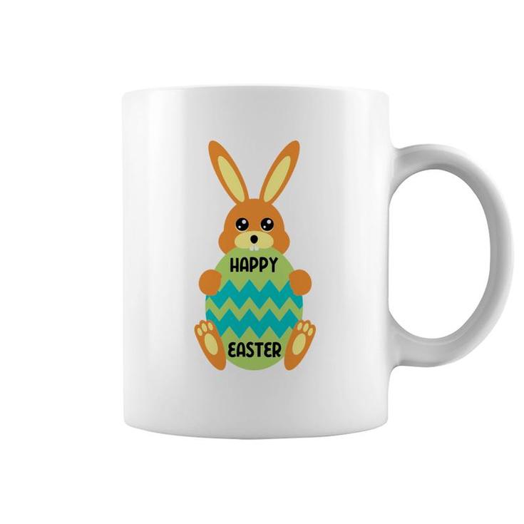Egg Bunny Happy Easter Coffee Mug