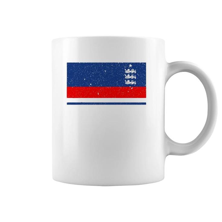 England 1982 Retro Home Football Soccer Coffee Mug