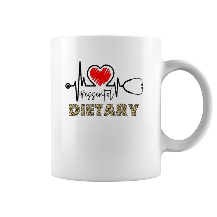 Essential Dietary Heartbeat Dietary Nurse Gift Coffee Mug