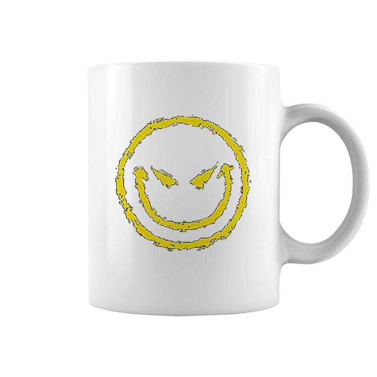 Evil Smile Face Graphic Coffee Mug