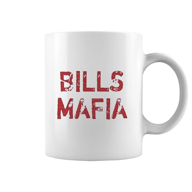 Expression Distressed Bills Mafia Red Print Mens  Coffee Mug