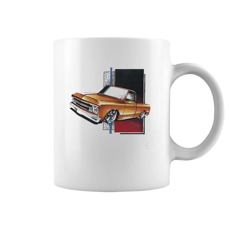 Fair Game Chevy C10 Orange Truck Pickup Coffee Mug