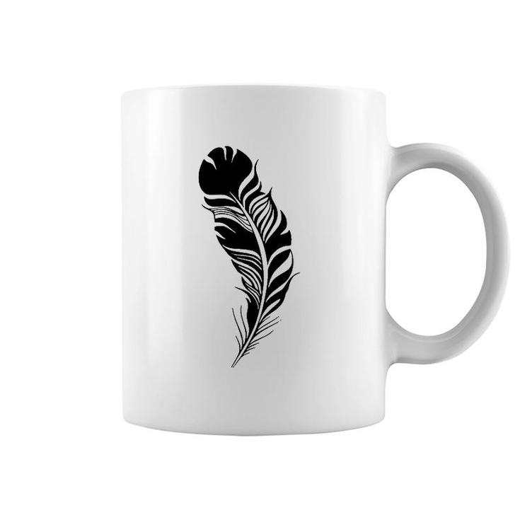 Feather Black Feather Gift Coffee Mug