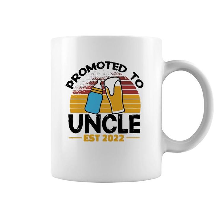 First Time Uncle Promoted To Uncle 2022  Coffee Mug