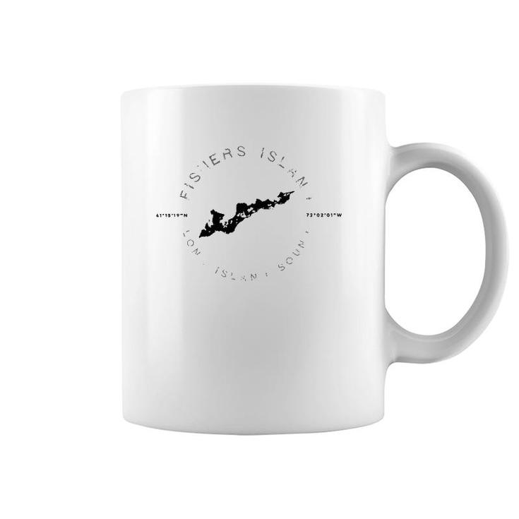 Fishers Island Long Island Ny Graphic Vintage Coffee Mug