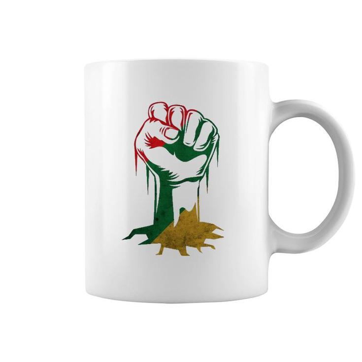 Fist Power For Black History Month Or Juneteenth Coffee Mug