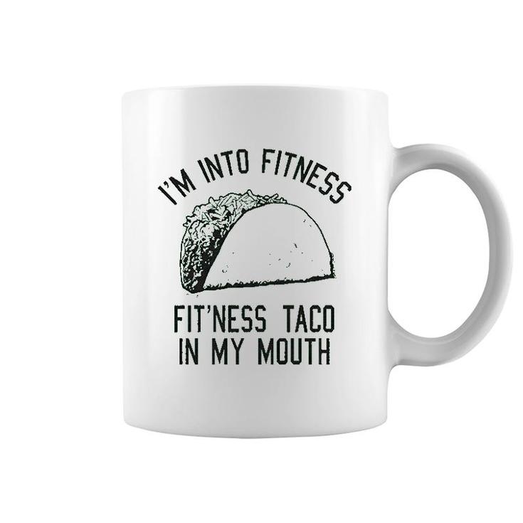 Fitness Taco Funny Gym Graphic Coffee Mug