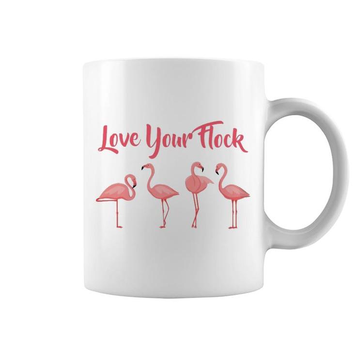 Flamingo Love Your Flock Coffee Mug