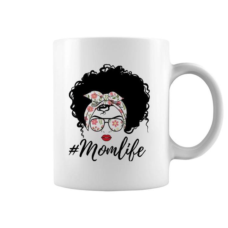 Floral Flower Mom Afro Hair Mother's Day 2021 Ver2 Coffee Mug