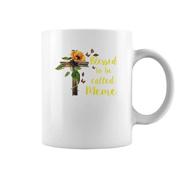 Flower Blessed To Be Called Meme Coffee Mug