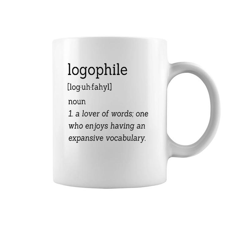 For Word Lovers Logophile Dictionary Definition Coffee Mug