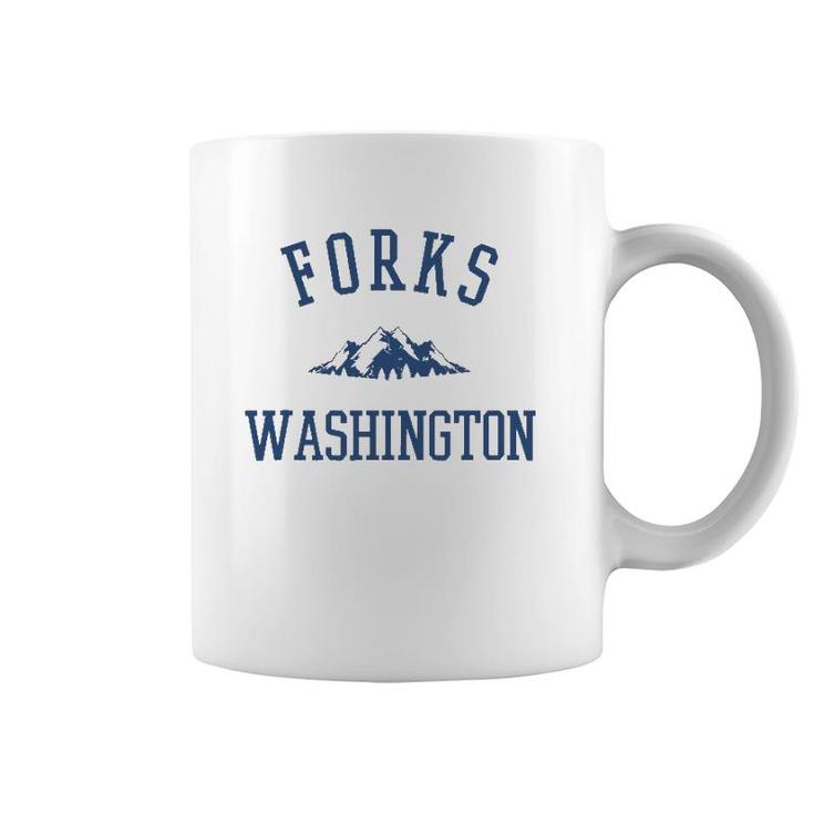 Forks Washington Mountain Graphic Coffee Mug