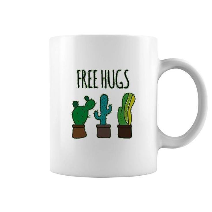 Free Hugs Cactus Garden Coffee Mug