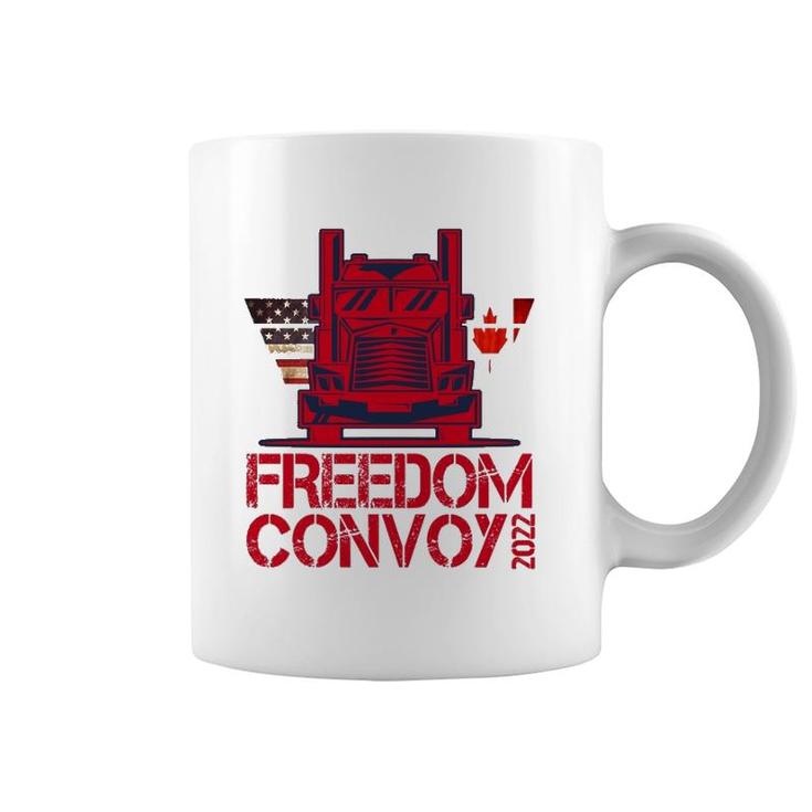 Freedom Convoy 2022 Support Our Truckers Convoy  Coffee Mug
