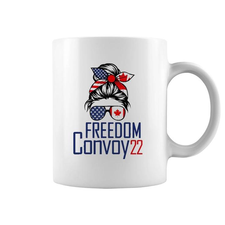 Freedom Convoy 2022 Supporter I Support Canadian Truckers Coffee Mug