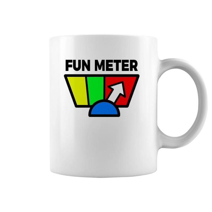 Fun Meter Humor, Sarcastic Coffee Mug