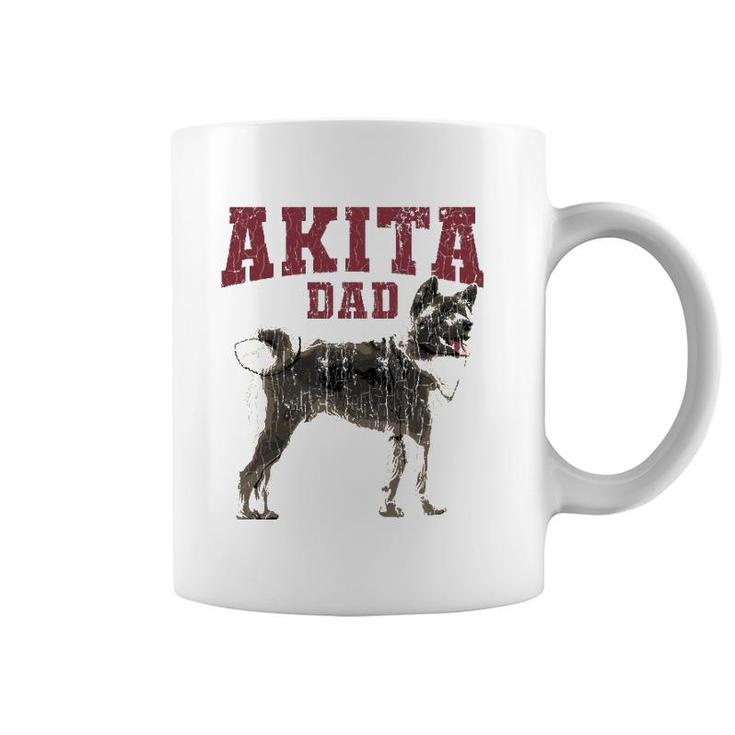 Funny Akita Dad S For Men Akita Owner Gifts Coffee Mug