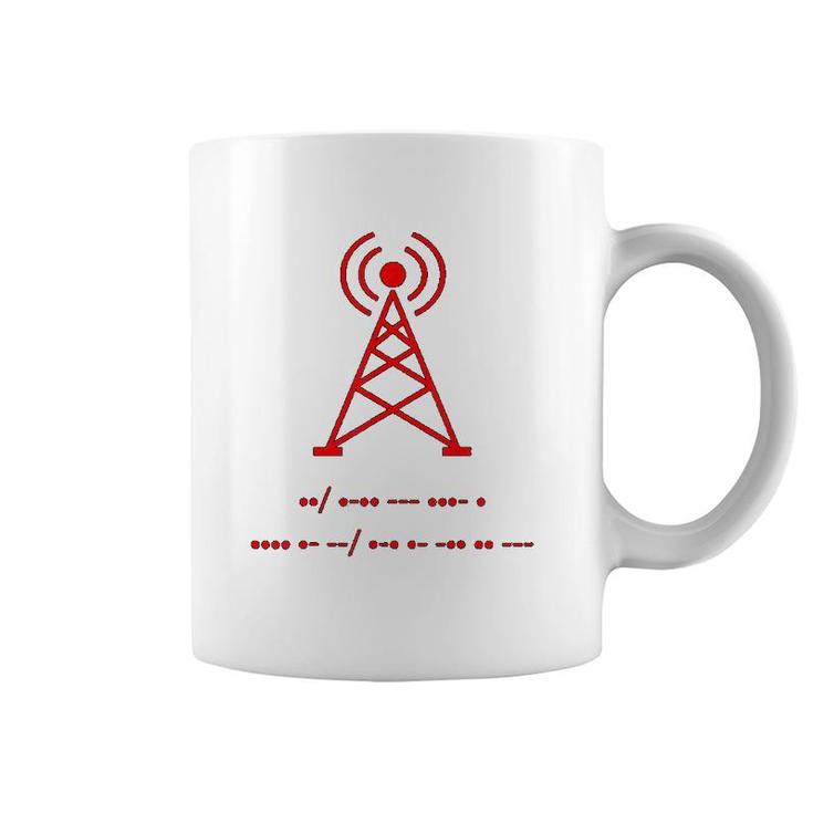 Funny Amateur Ham Radio Morse Code Gift Coffee Mug