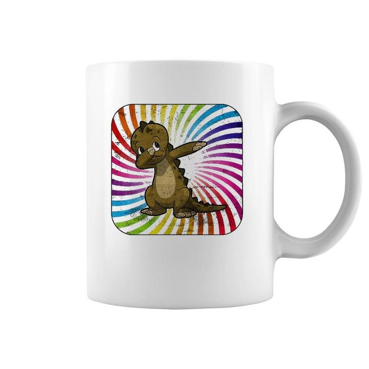 Funny Baby Dino Dab Dabbing Dinosaur Dancing Premium Coffee Mug
