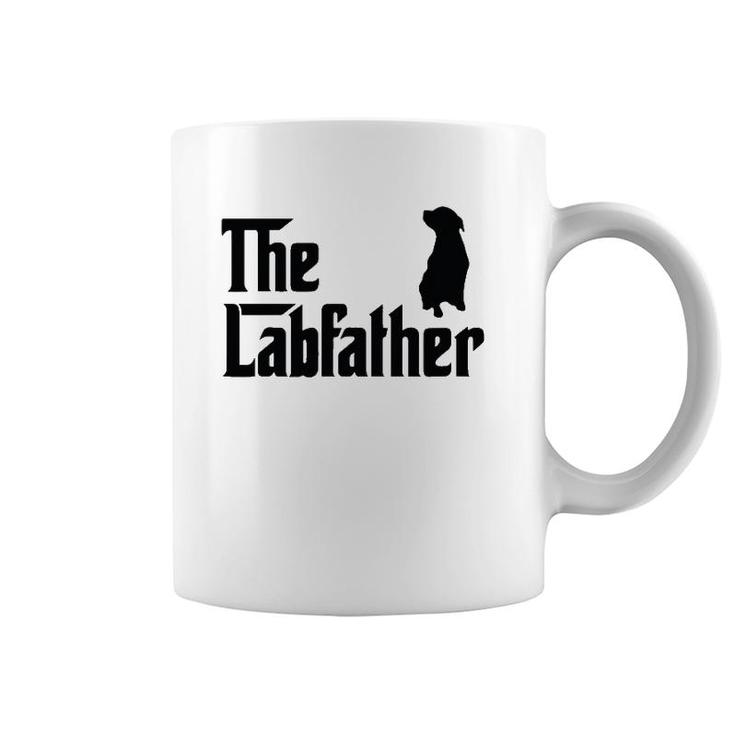 Funny Coolest Lab Dad For Black Labrador Dog Lover Men Coffee Mug
