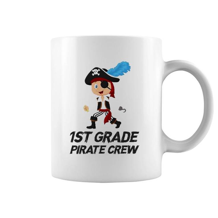 Funny Cute 1St Grade Pirate Halloween Coffee Mug