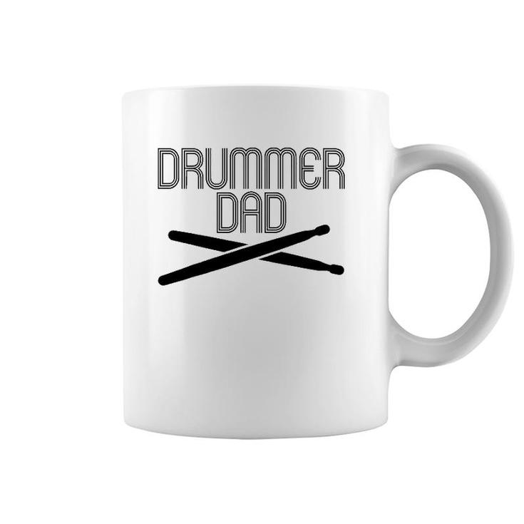Funny Drummer Dad Tee S Drum Lovers Father's Day Gifts Coffee Mug