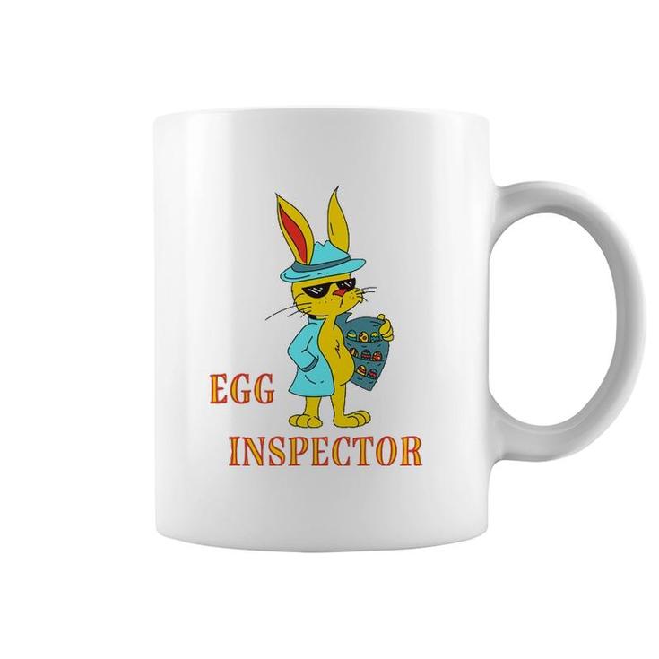 Funny Easter Bunny Egg Inspector Coffee Mug