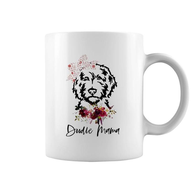 Funny Flower Doodle Mama Coffee Mug
