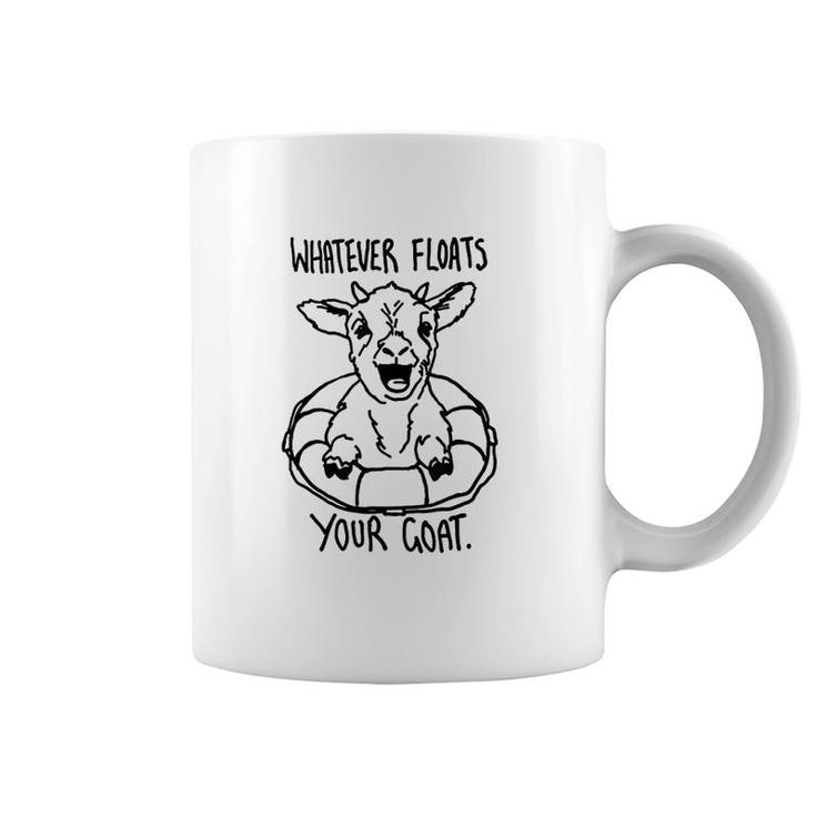 Funny Goat Whatever Float Coffee Mug