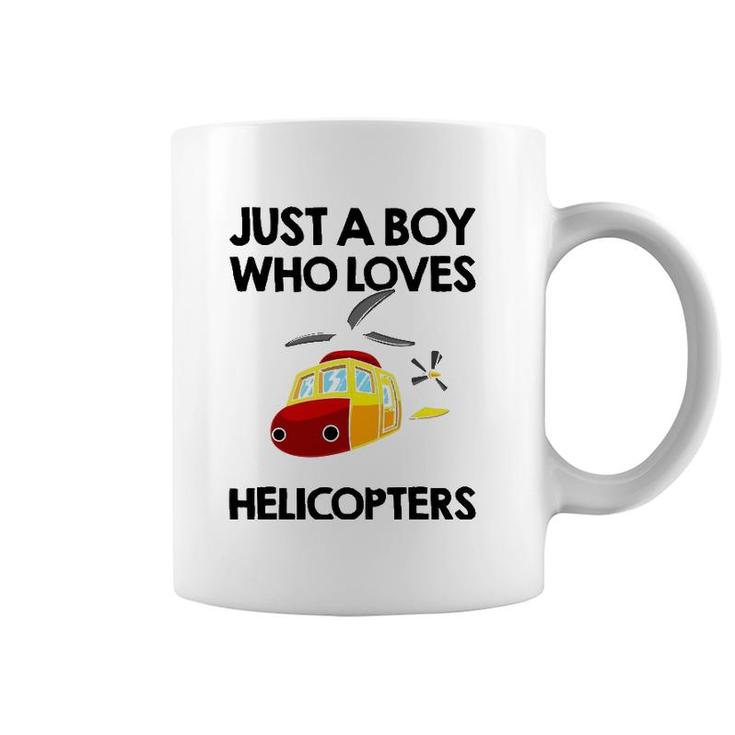 Funny Helicopter Gift Boys Toddler Kids Men Pilot Aviator Coffee Mug
