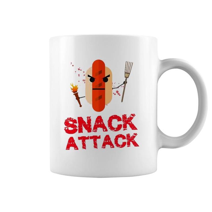 Funny Hot Dog Snack Attack Food Snacks Coffee Mug