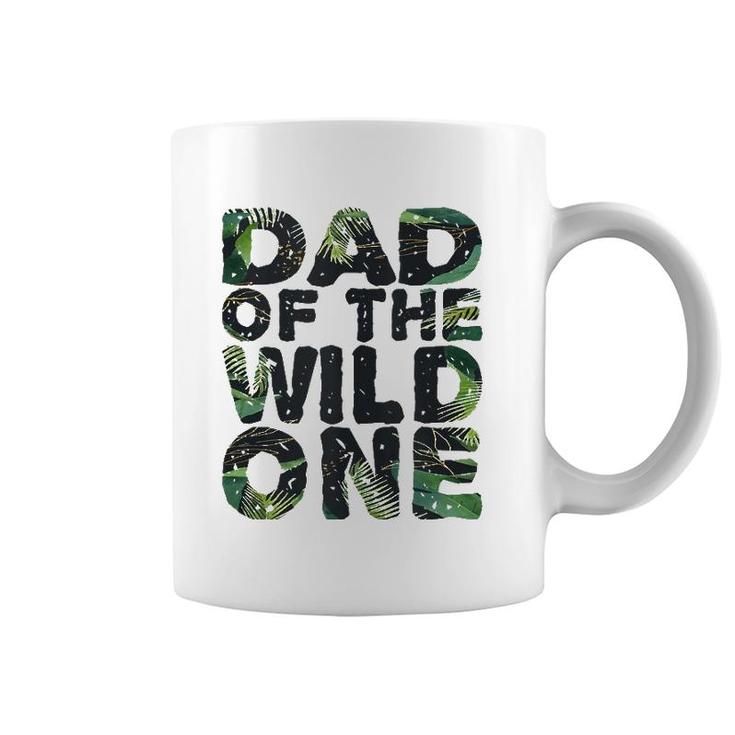 Funny Matching Family Jungle Dad Of The Wild One Coffee Mug