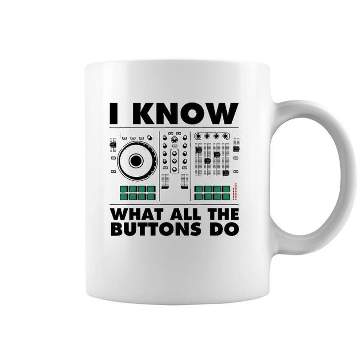 Funny Music Engineer Gift Cute Dj Sound Technician Men Women Coffee Mug