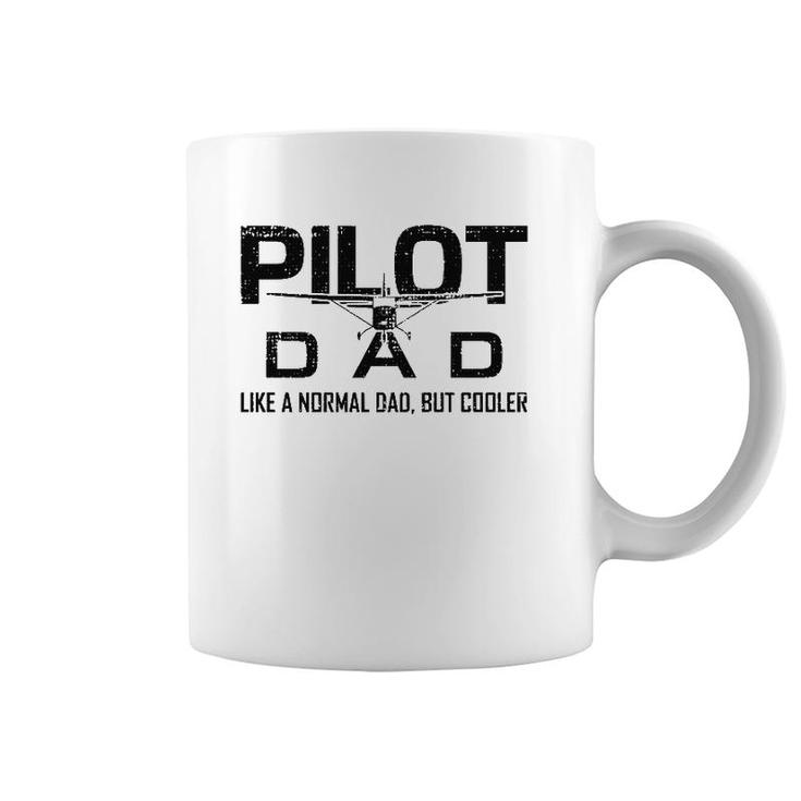 Funny Pilot Dad Airplane Aviation Lover Husband Pilot Father  Coffee Mug