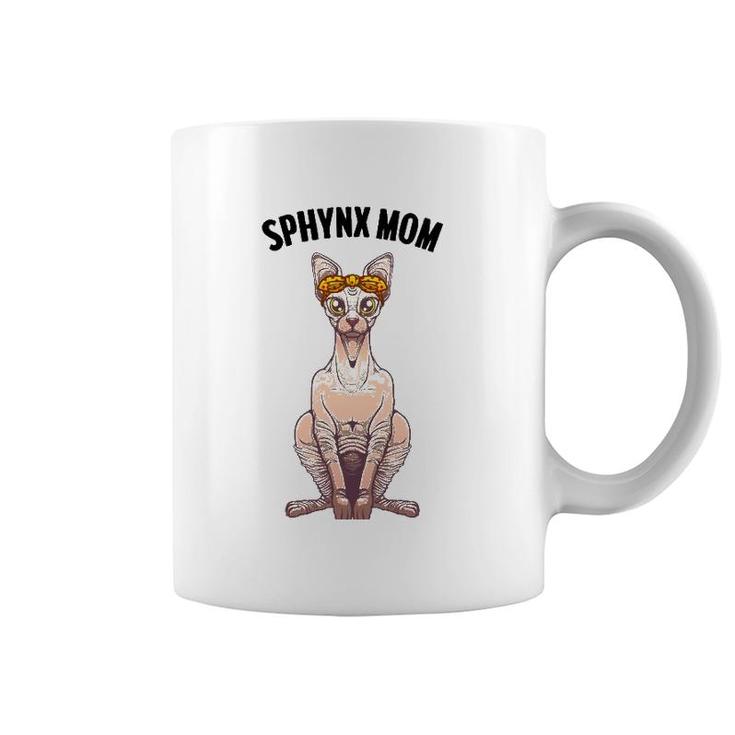 Funny Sphynx Mom Design Women Aunt Grandma Pet Kitten Lovers Coffee Mug