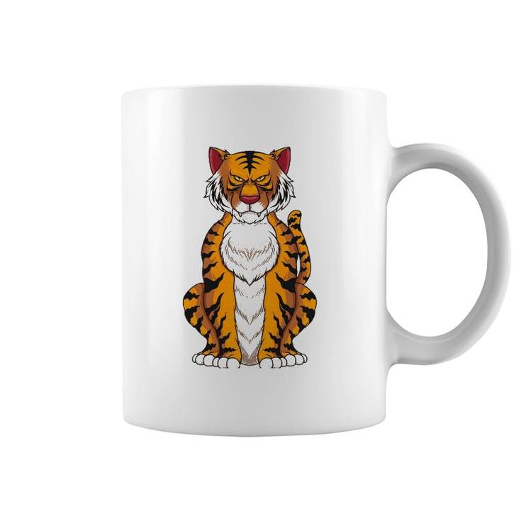 Funny Tiger Art For Men Women Kids Wild Tiger Animal Lovers Coffee Mug