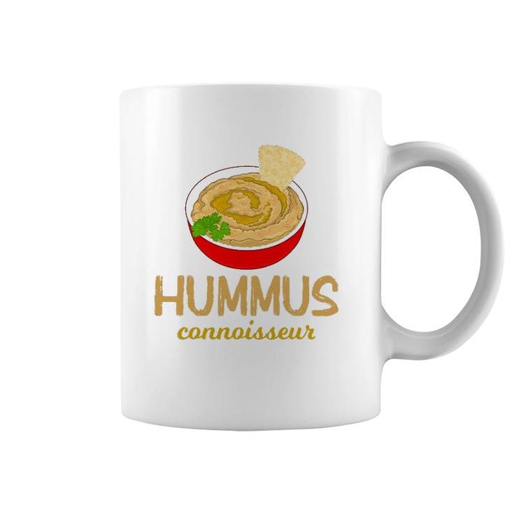 Funny Vegan Chickpea Pita Hummus Connoisseur Coffee Mug