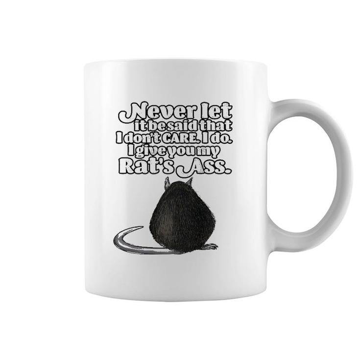 Funny Vintage Saying About A Rat's Ass Gift For Dad Grandpa Coffee Mug