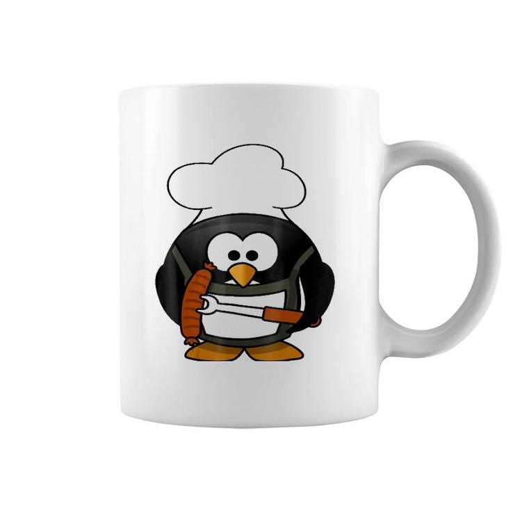 Funnypenguin Cooking Grill-Barbeque Or Dads Bbq Gift Coffee Mug