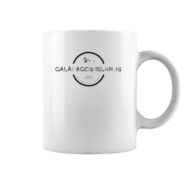 Galapagos Islands Graphic Retro Vintage Coffee Mug