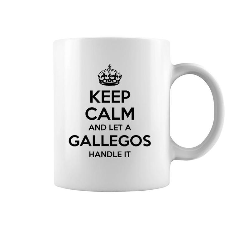 Gallegos Funny Surname Family Tree Birthday Reunion Gift Coffee Mug